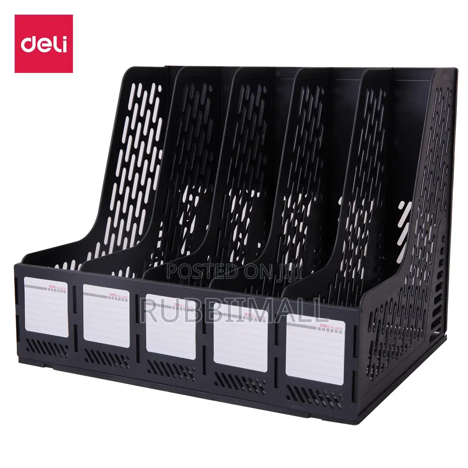 Magazine Holder 5 Compartment ~ Black