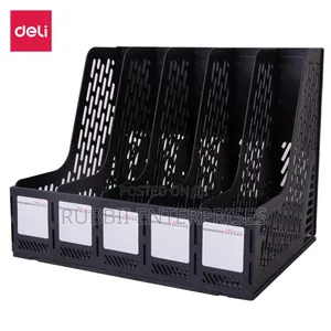 Magazine Holder 5 Compartment ~ Black