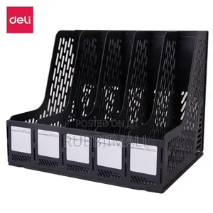 Magazine Holder 5 Compartment ~ Black