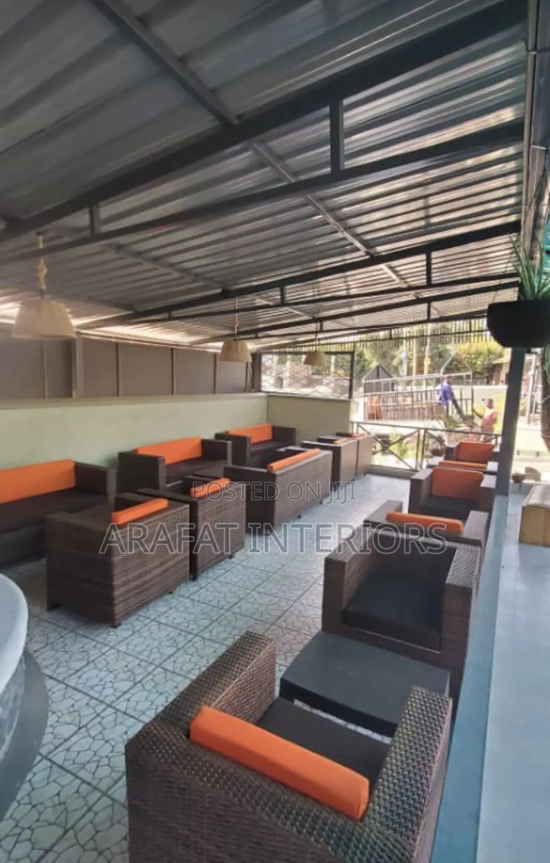 Modern Outdoor Wicker Patio