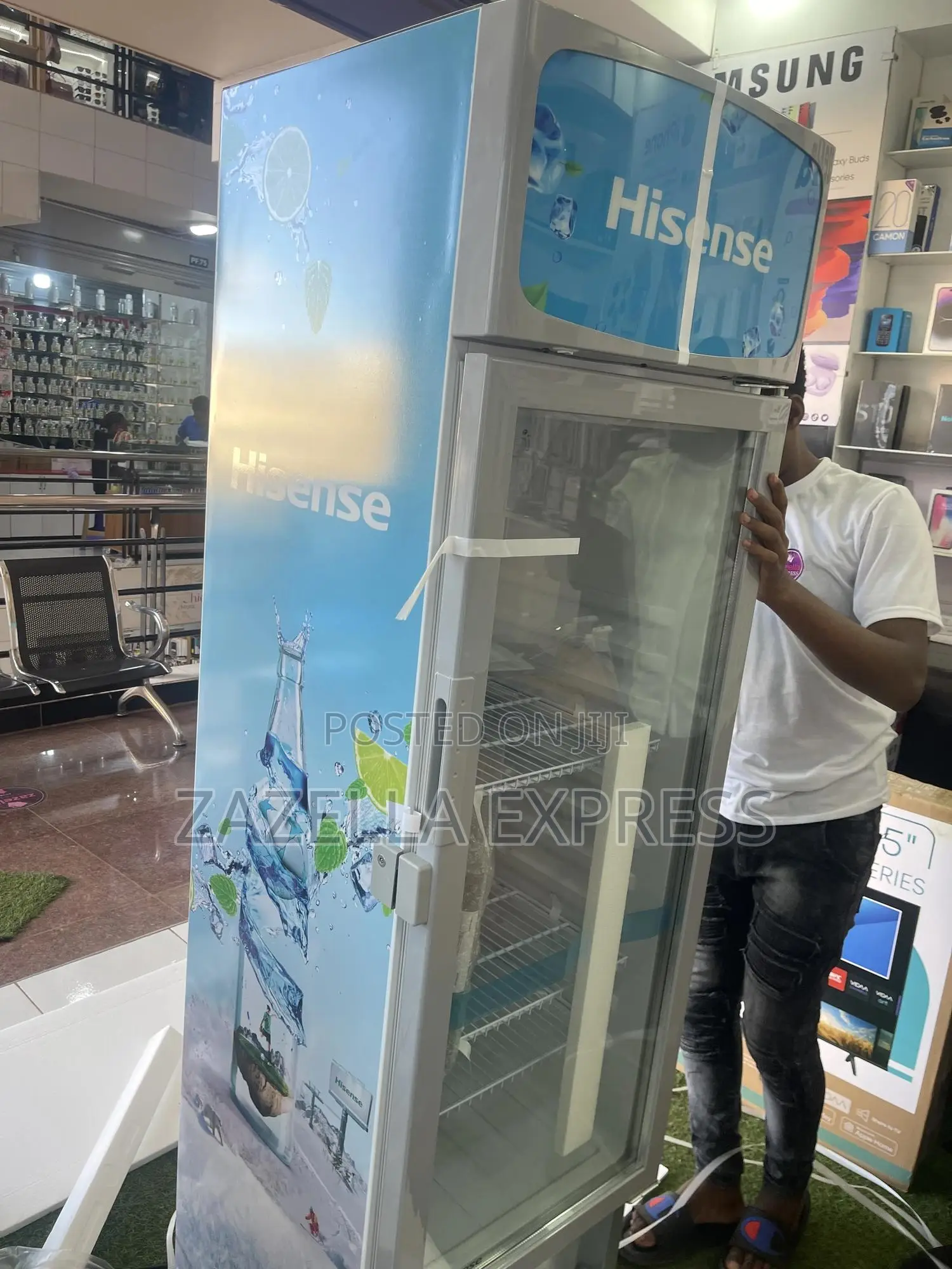 Hisense 300l Chiller Display Fridge