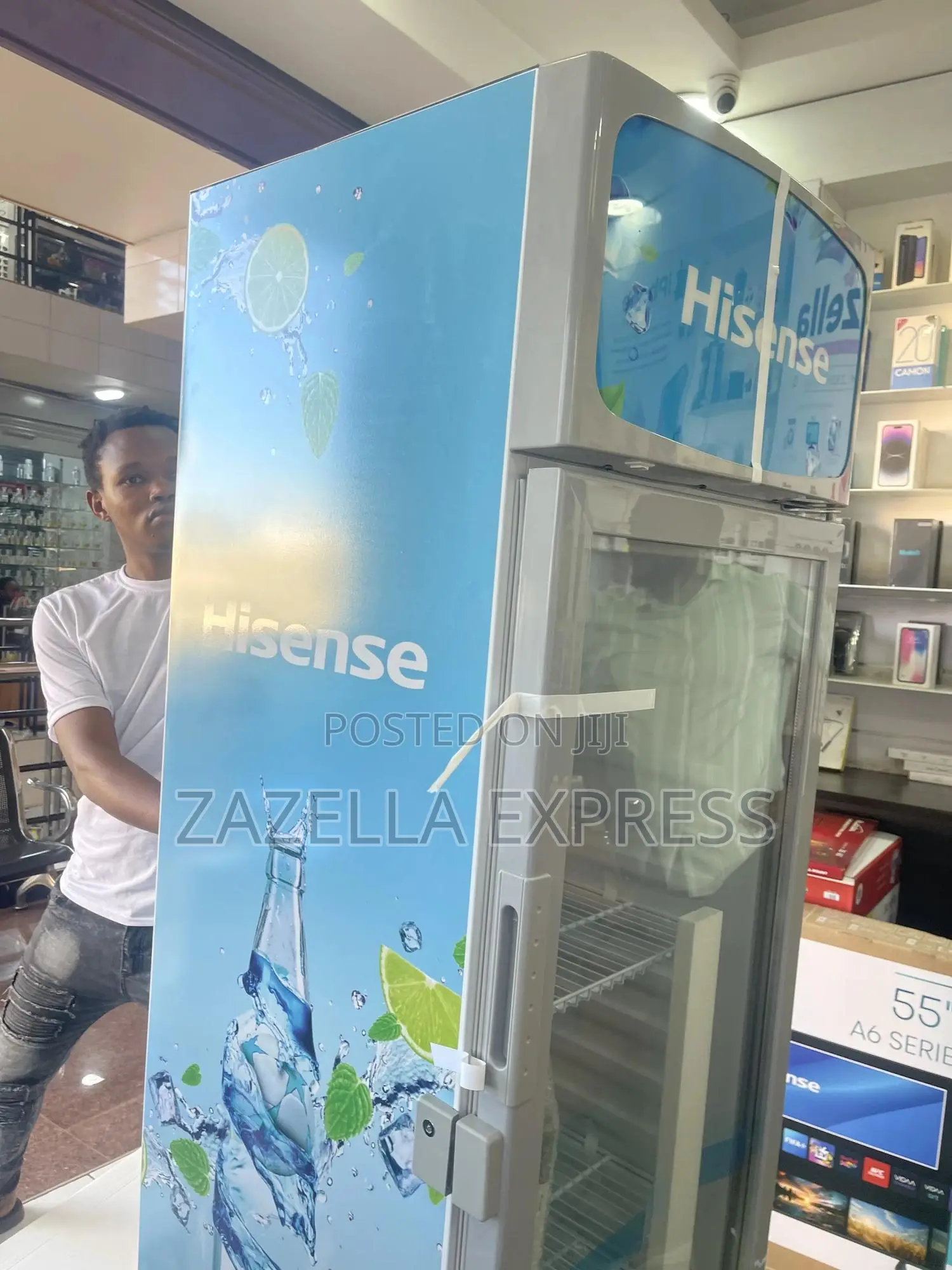 Hisense 300l Chiller Display Fridge
