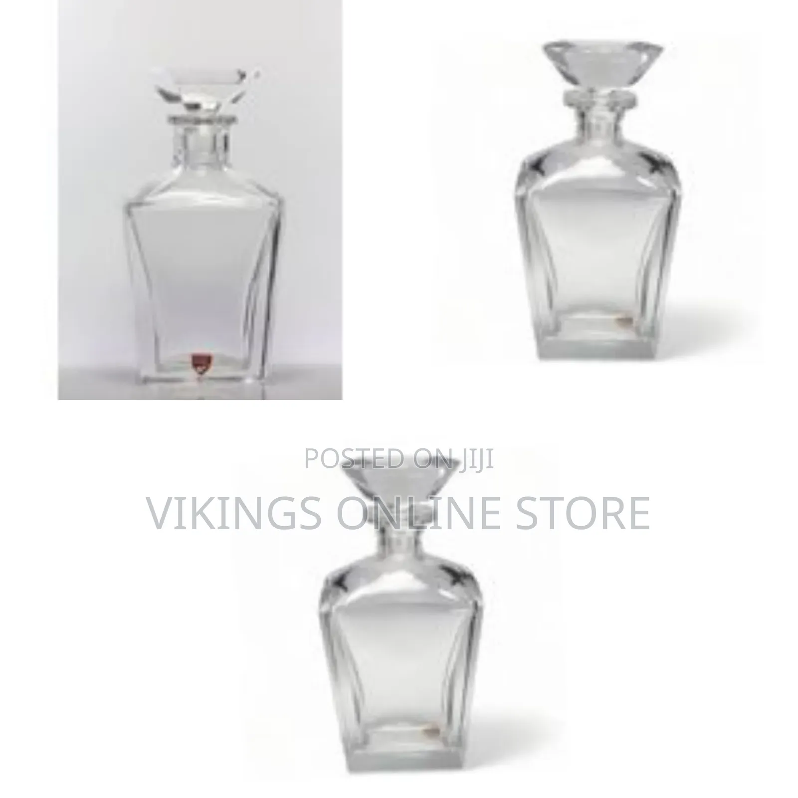 Beautiful Crystal Square Decanter for Wine Whiskey Liquor With Stopper
