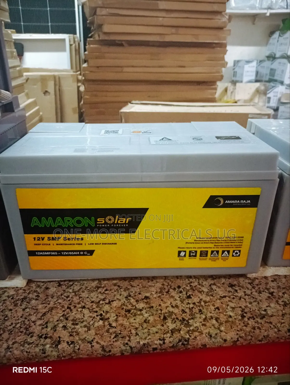 Amaron Battery 100ah/12volts