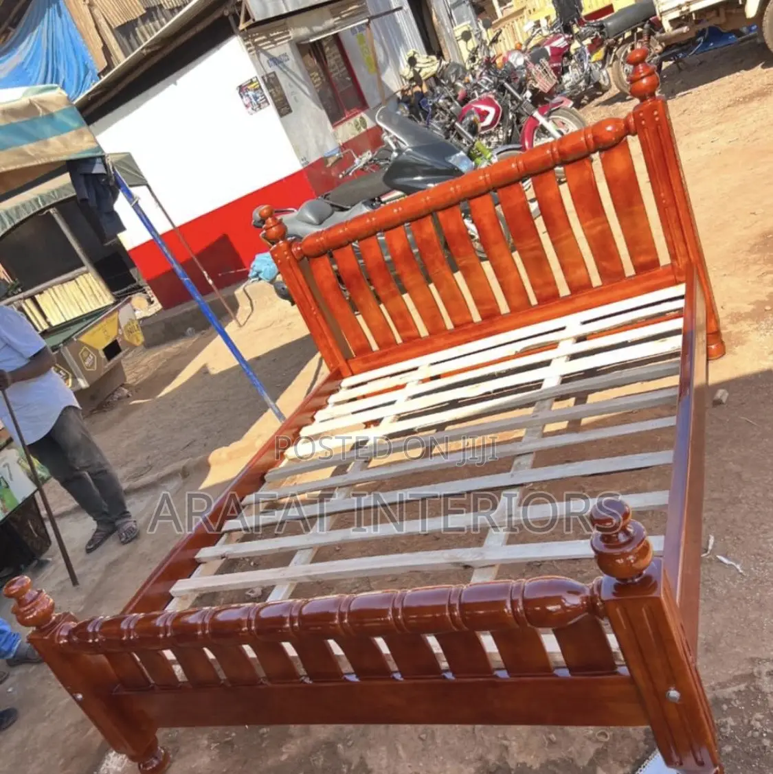 Beautiful Solid Wood Bed Frame in Excellent Condition!