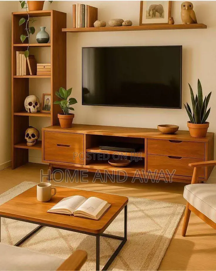 Local Tv Stands With Floating Shelves Plus Installation From 800,000/-