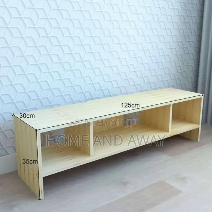 Natural Wood Open Tv Stands From 550,000/- Order Now Free Delivery