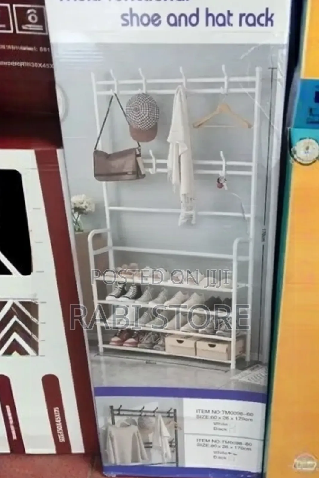 Simple Lifestyle Multi-Functional 5-Tier Shoe and Hat Rack