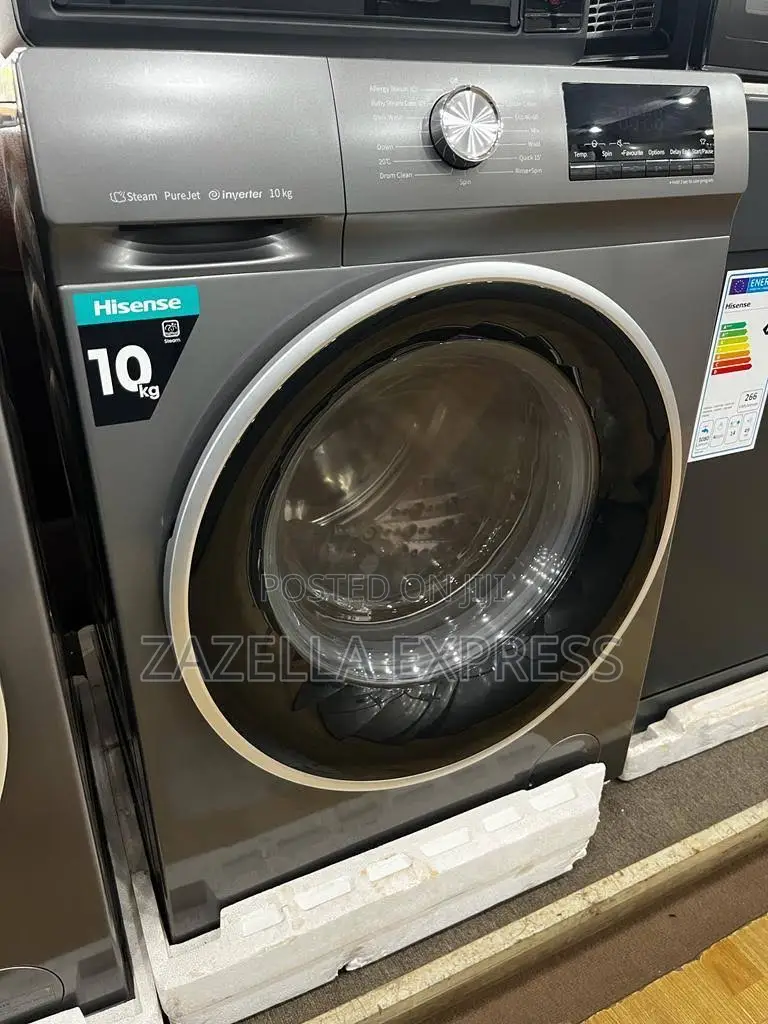 Hisense 10kg Automatic Front Loading Washing Machine – Gray