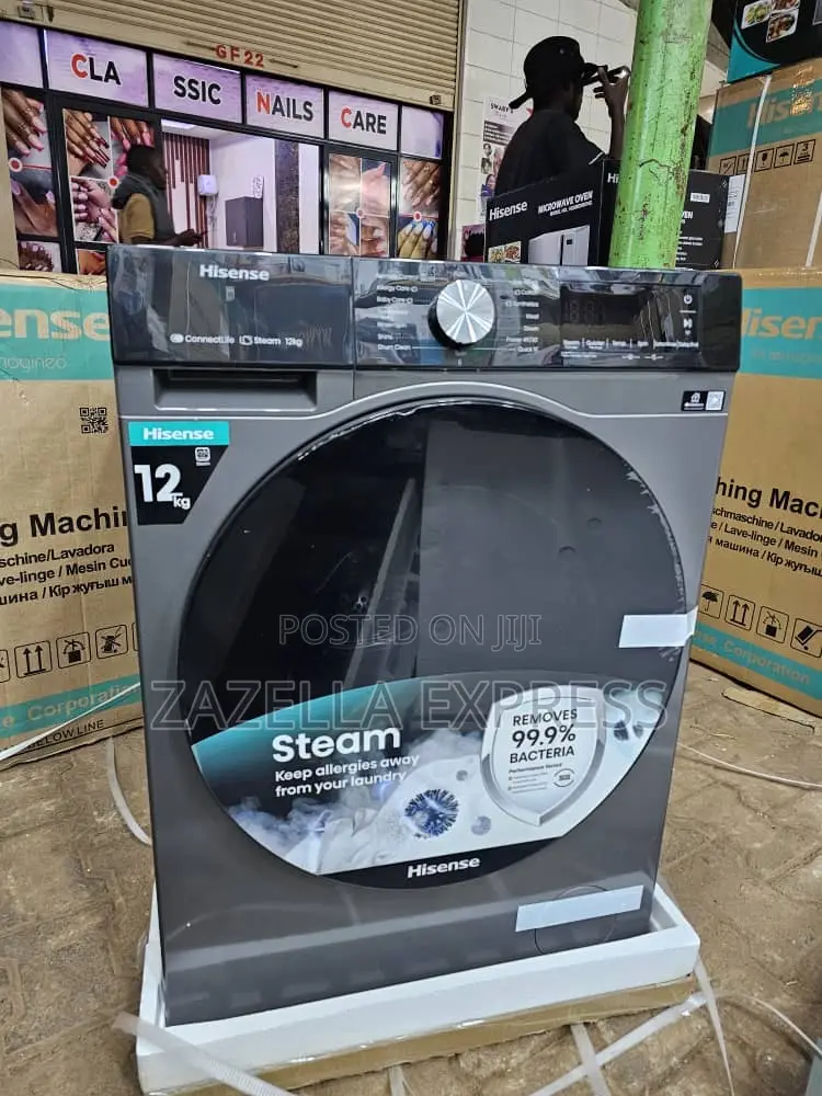 Hisense 12kg Front Loader Washing Machine - Wfqr1214vajmwt