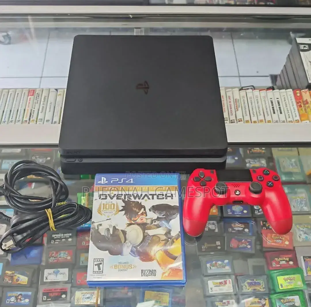 Ps4 Slim: 12 Games, 2 Controllers Included, Invite Your Crush for Fifa