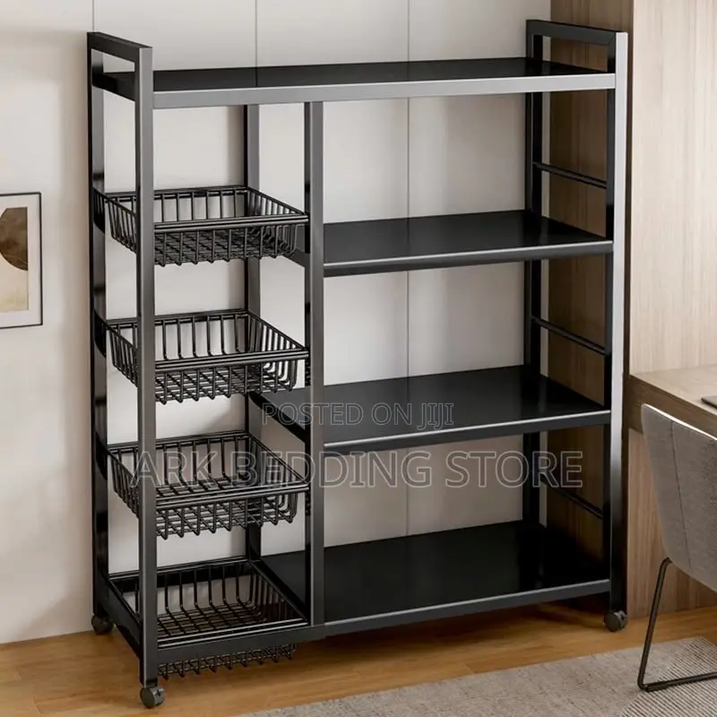 Mobile Basket Plate Rack