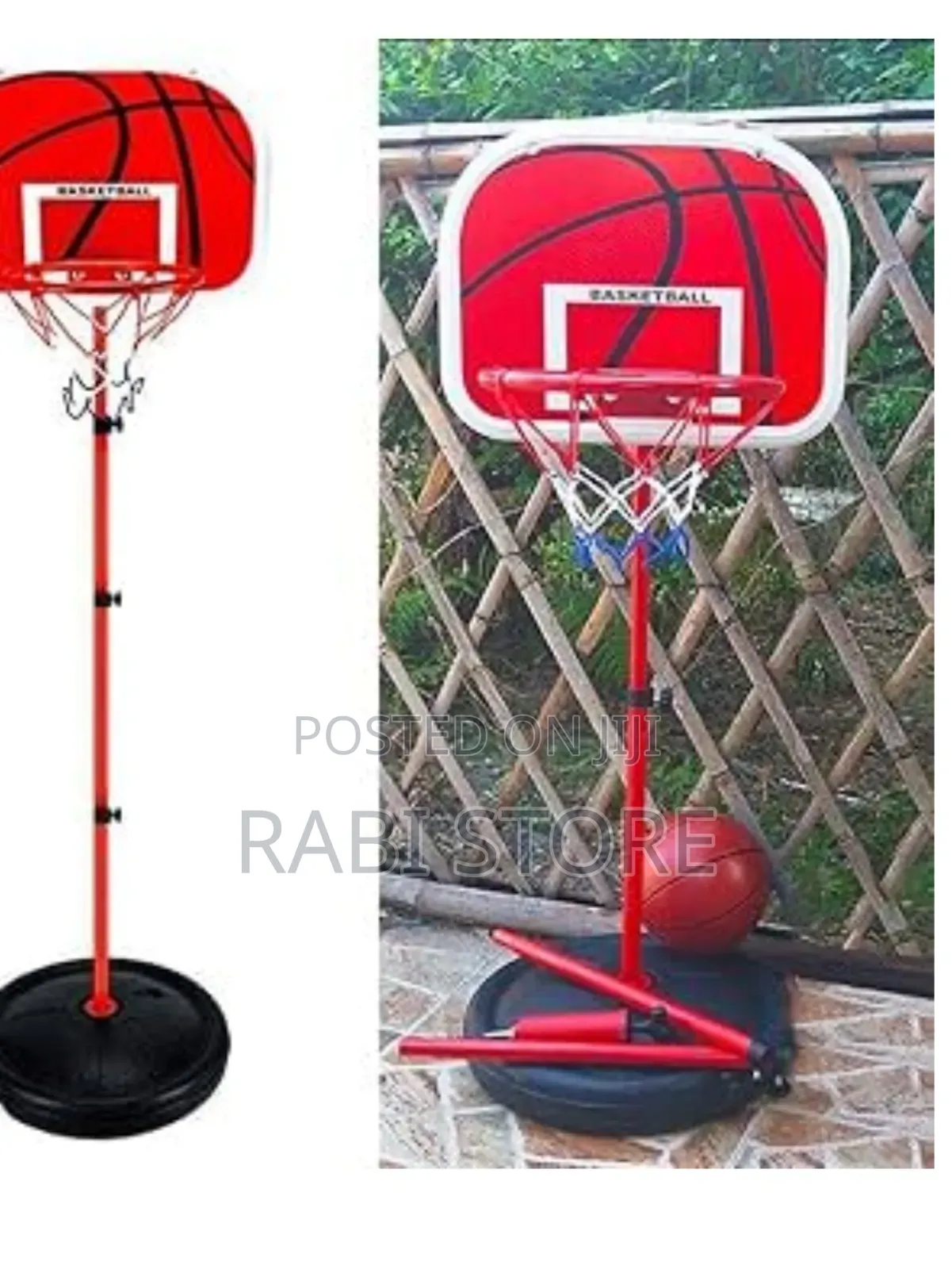 Adjustable Kids Basketball Hoop