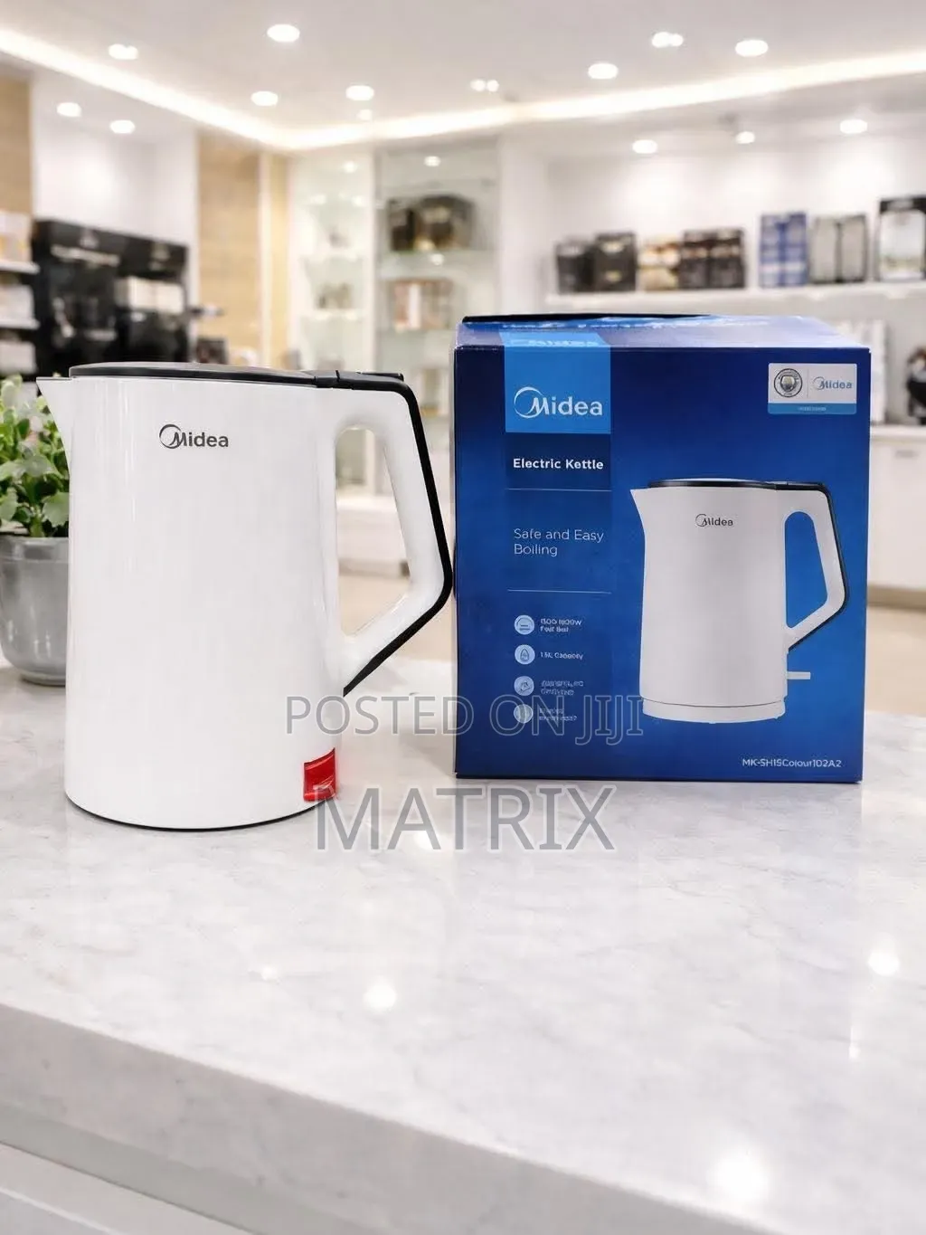 Midea 1.5l Double Wall Electric Kettle