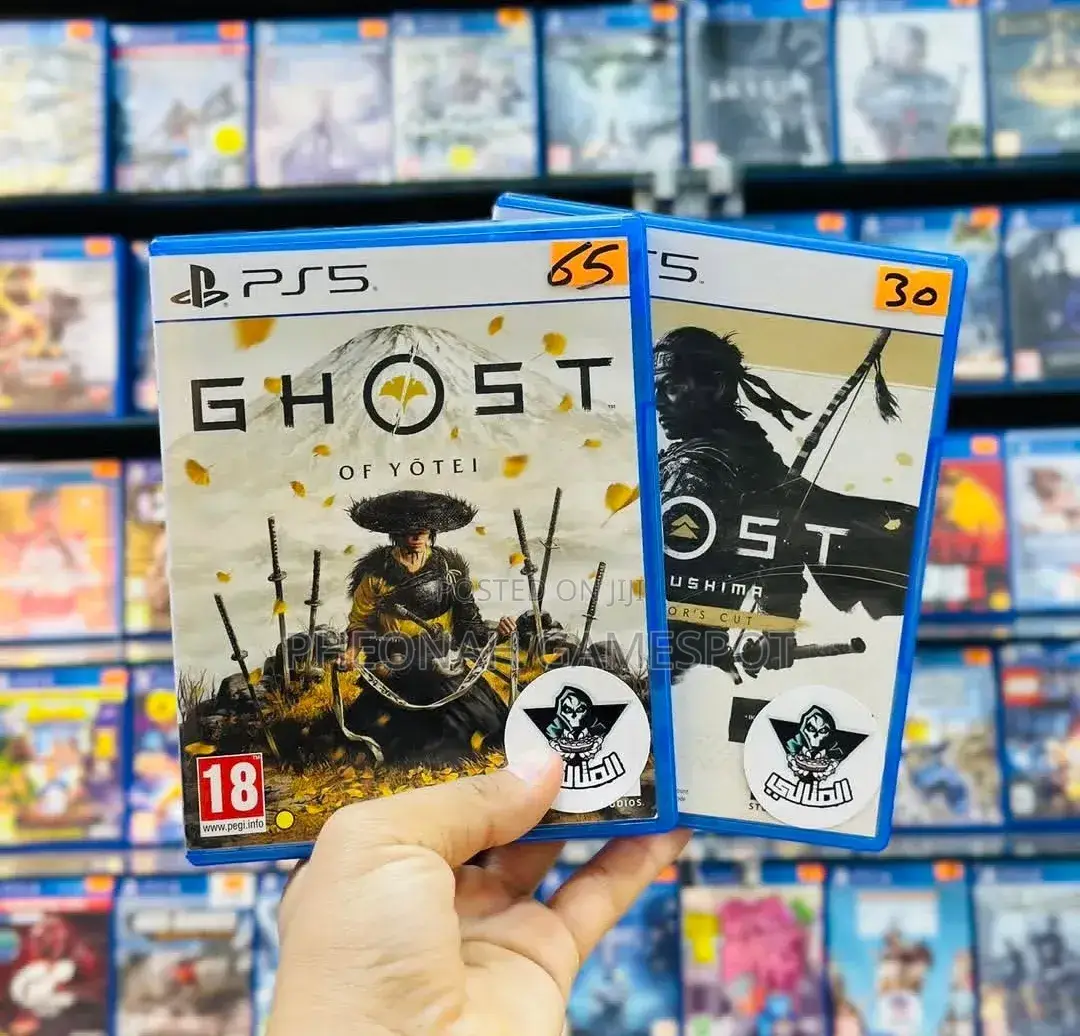 Ghost of Yotei and Ghost of Tsushima Game CDS for Ps5