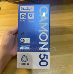 New Tecno Camon 50 256 GB Black