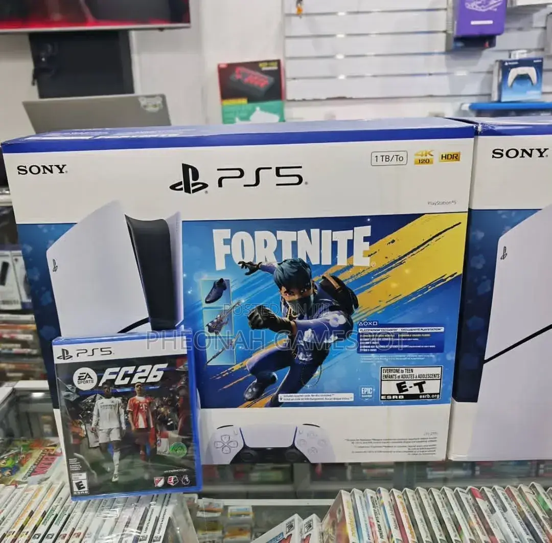 Brand New Ps5 Slim Digital Version With 1 Free Game (Fc26). 1tb SSD