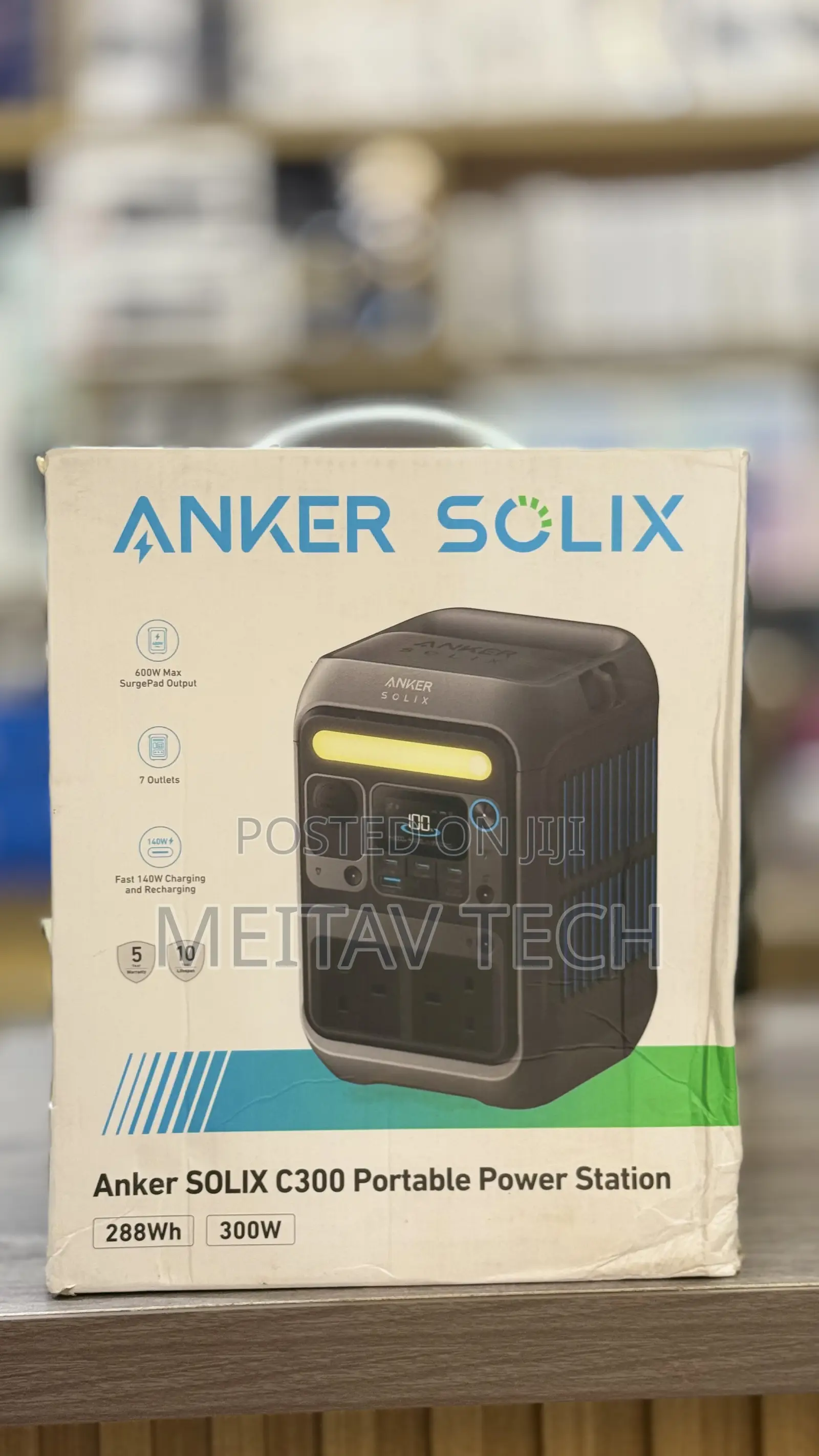 Anker Solix C300x 288wh Portable Power Station 300watts