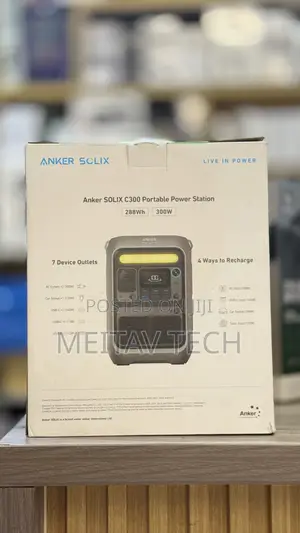 Anker Solix C300x 288wh Portable Power Station 300watts