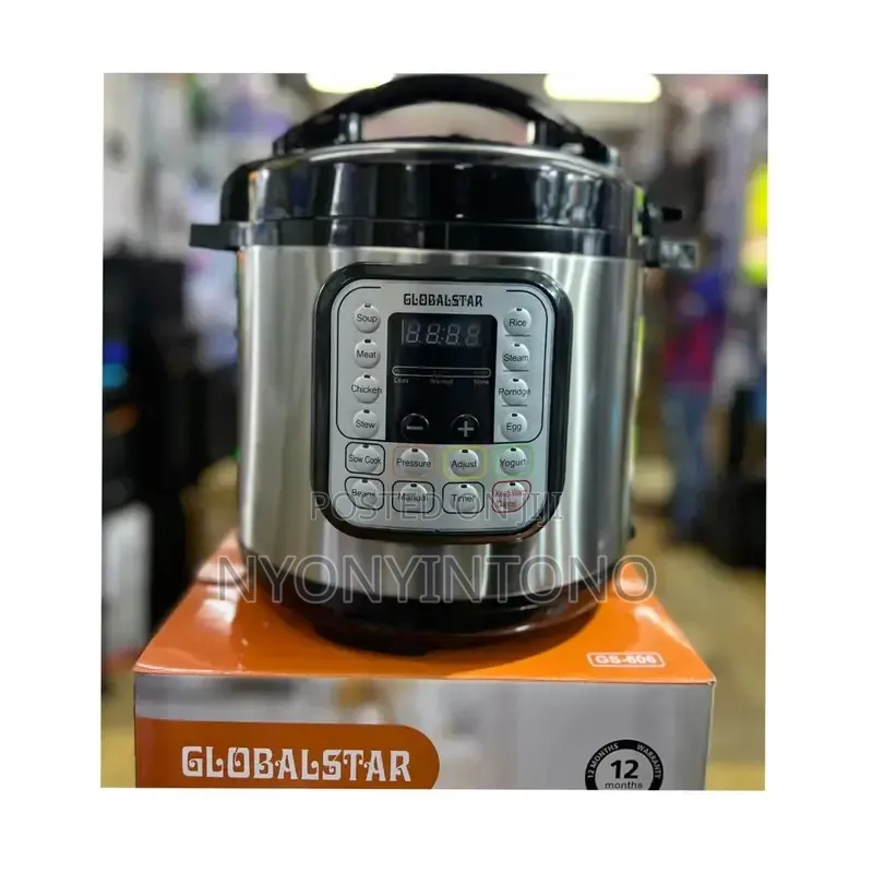 Globalstar 6liters Electric Pressure Cooker That Cooks70% Faster