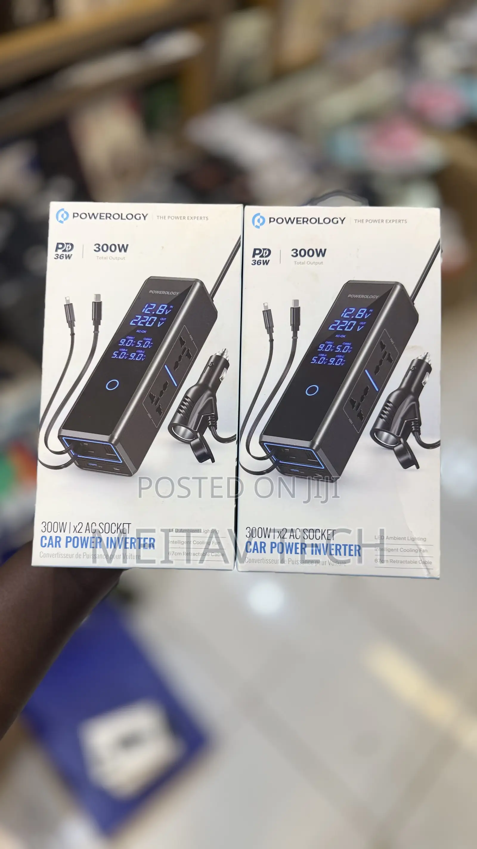 Car Power Inverter With Digital Display