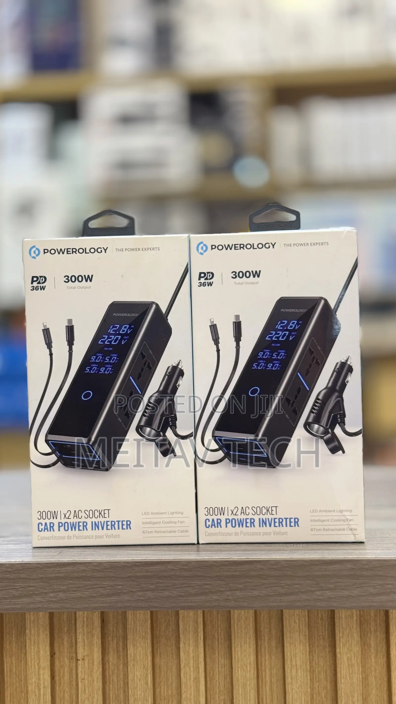 Car Power Inverter With Digital Display