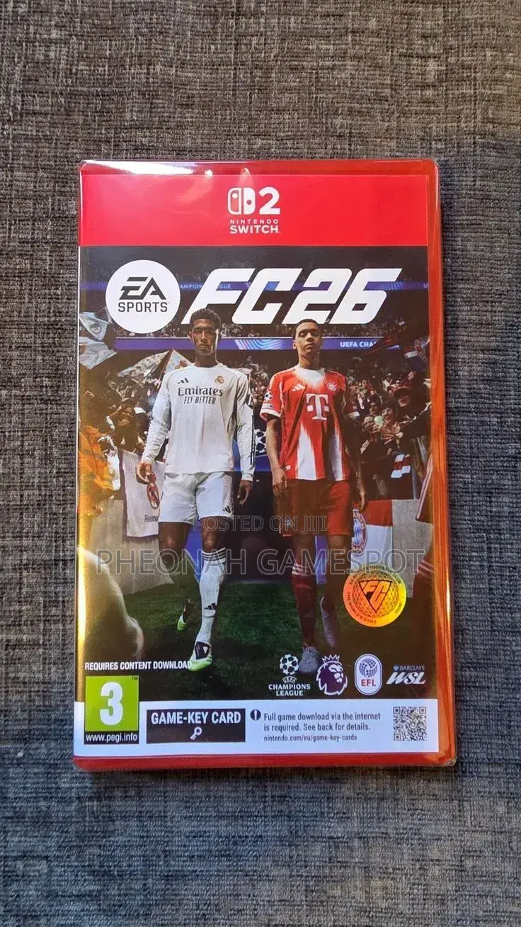 Fc26 Game Card for Nintendo Switch 2. Lead Your Club to Victory.