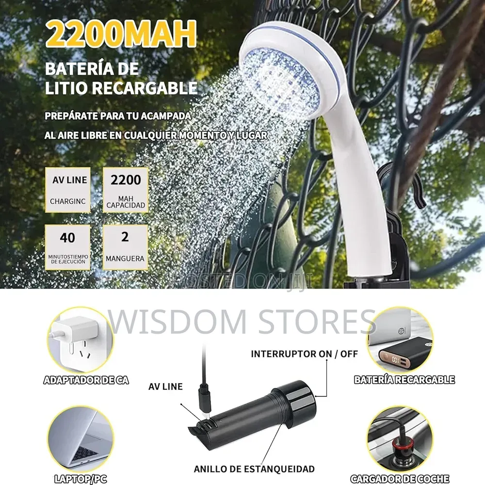 Portable Rechargeable Shower