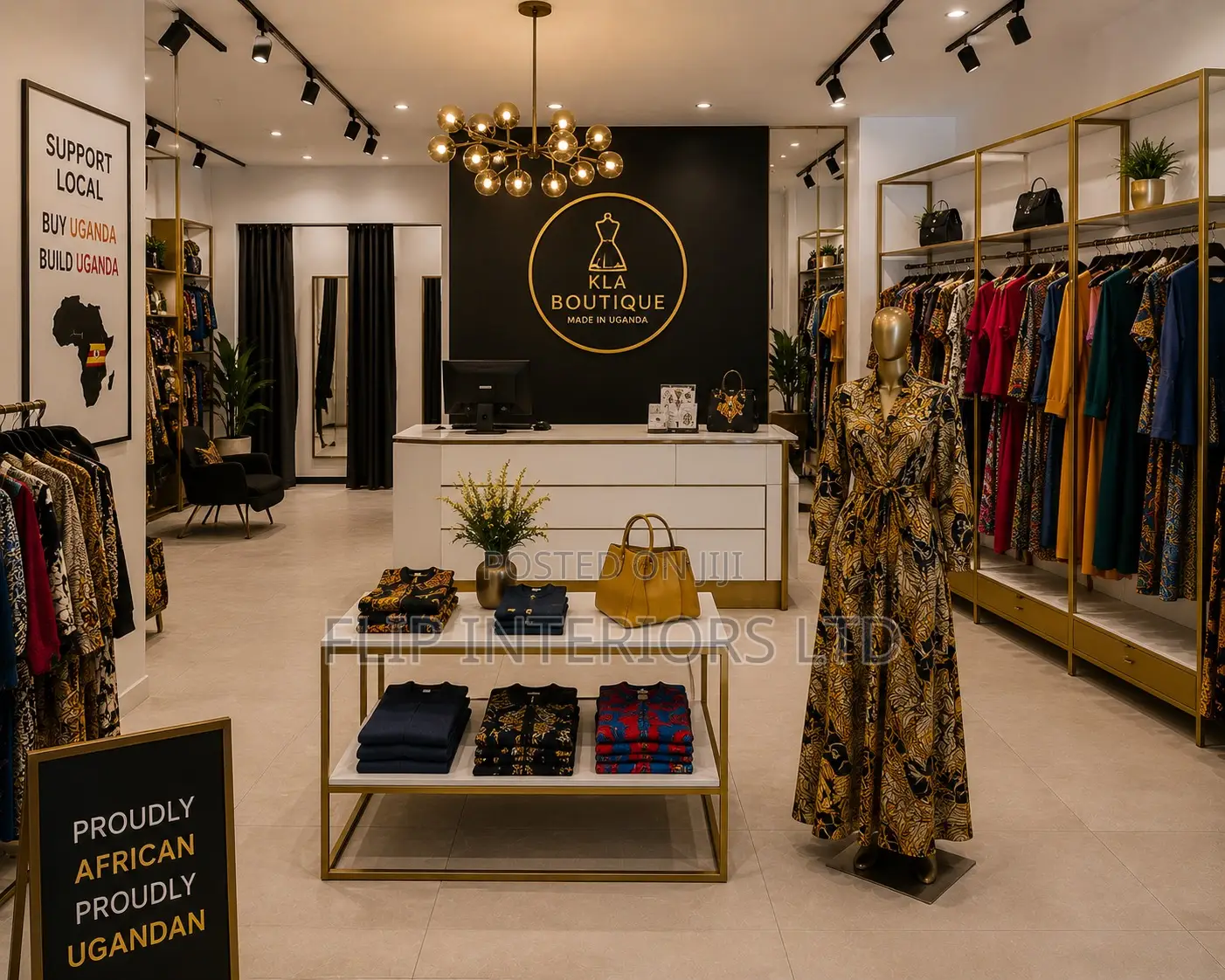 Modern Boutique Interior Design Setup Services