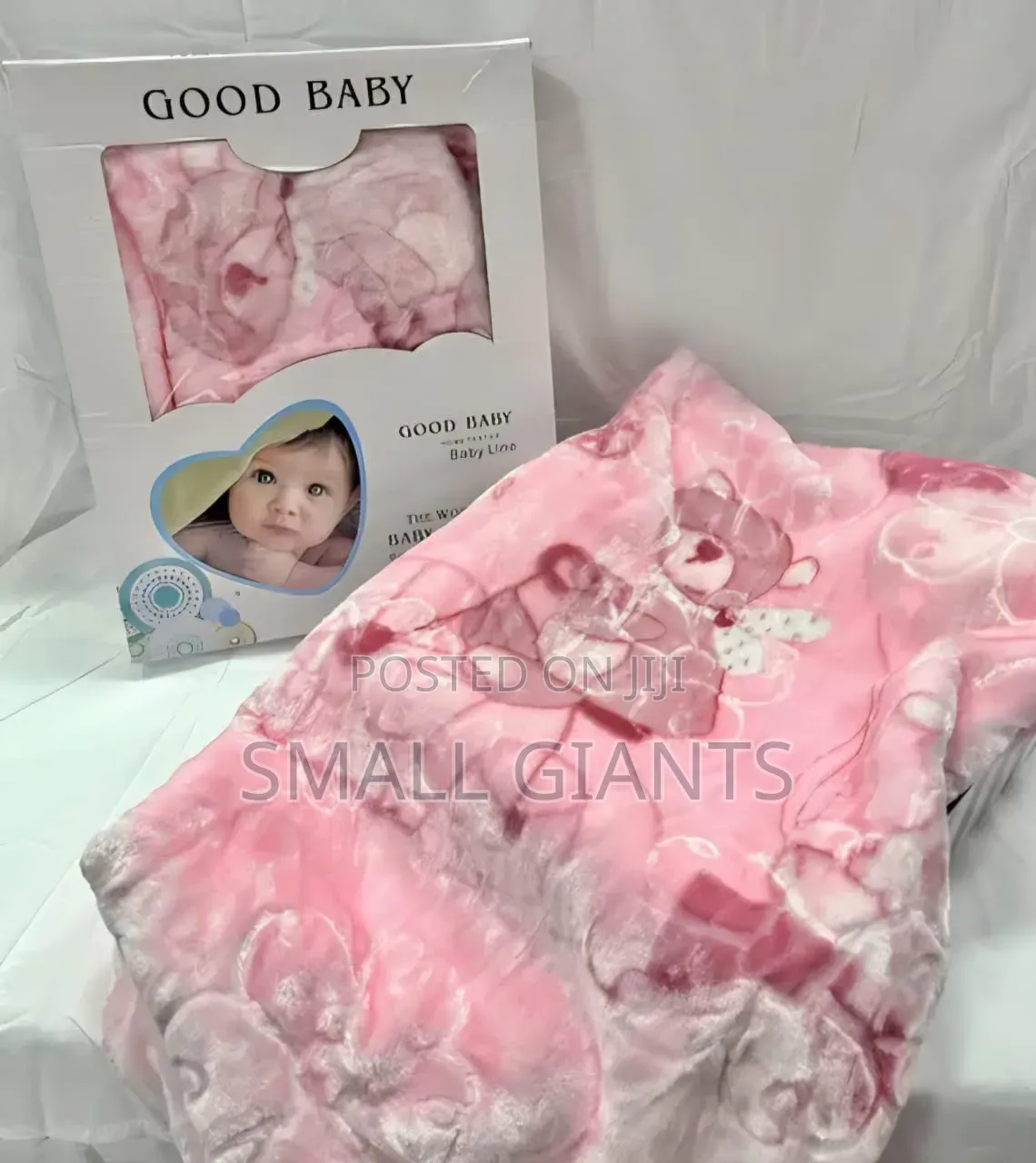 Good Baby Knitted Raschel Baby Blanket