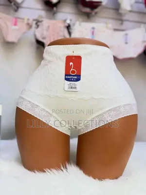 High Waist Soft Cotton Lace Knickers