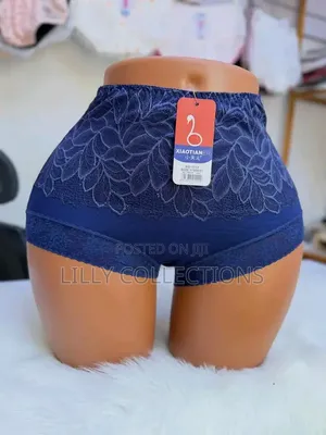 High Waist Soft Cotton Lace Knickers