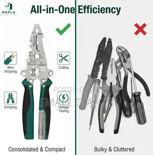 9 in 1 Plier With Tester Light