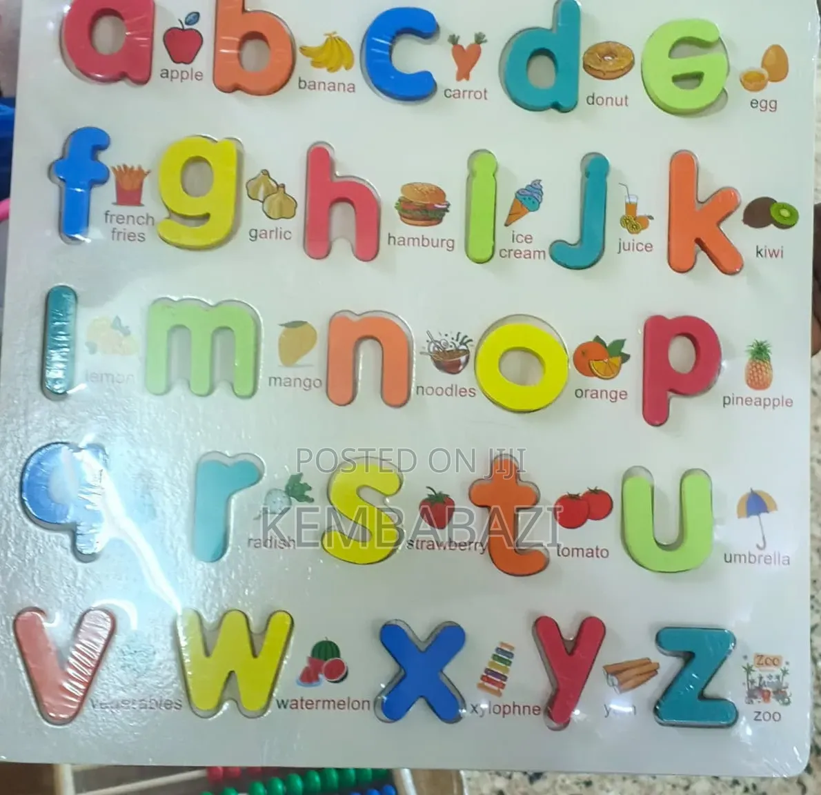 Wooden Alphabet Puzzle Board