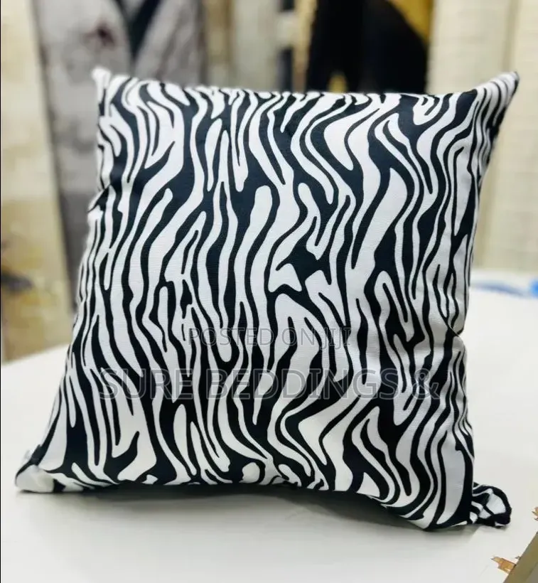 Zebra Print Cushion