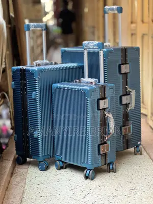 A 3 Piece Aluminium Suitcase
