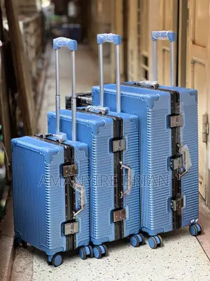 A 3 Piece Aluminium Suitcase