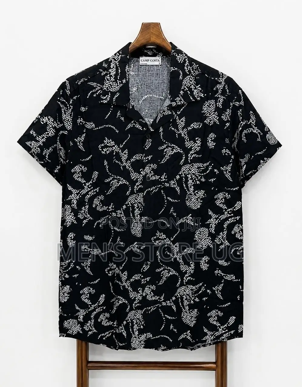 Men’S Classic Turkish Vintage Shirts in Black and White