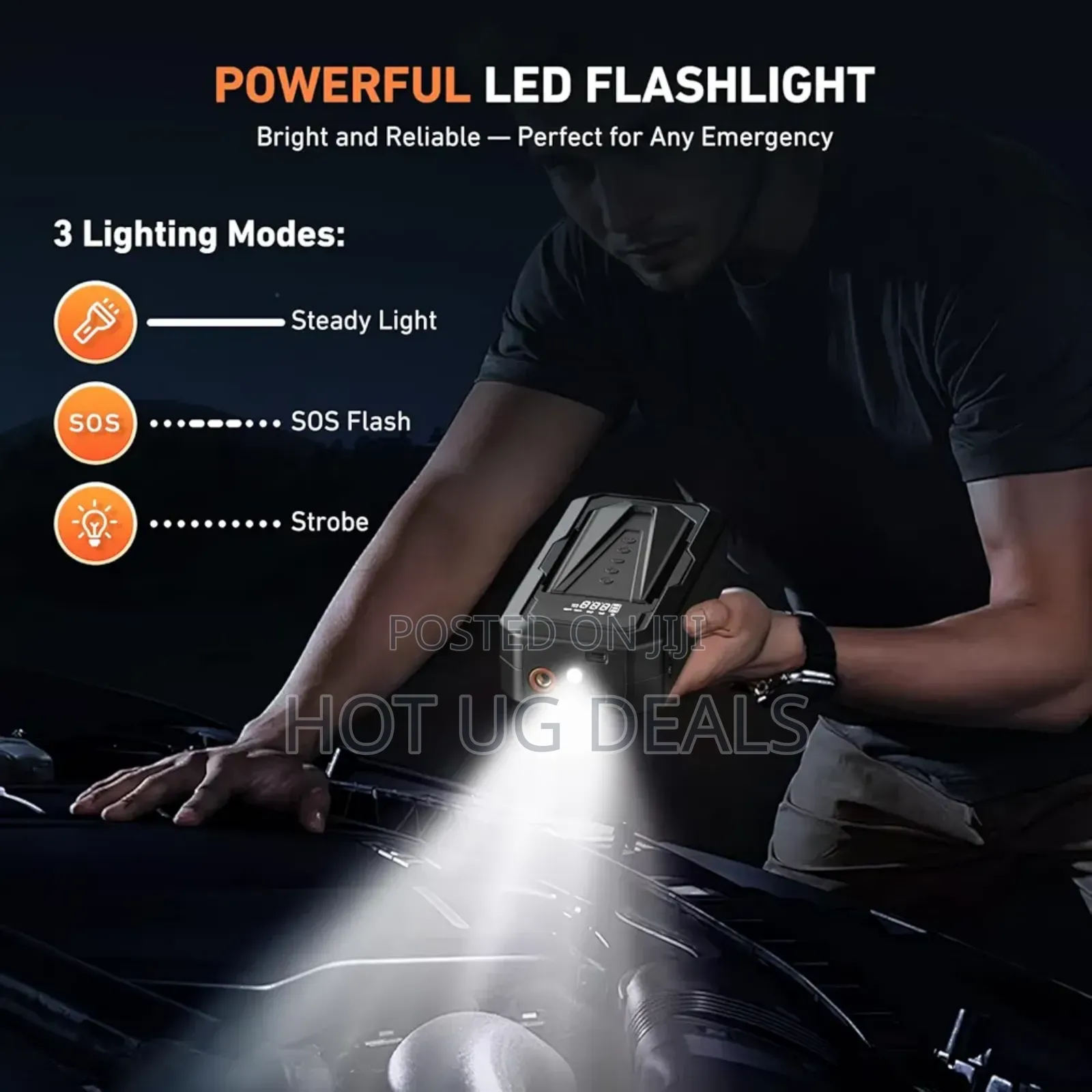 4 in 1 Portable Car Jump Starter