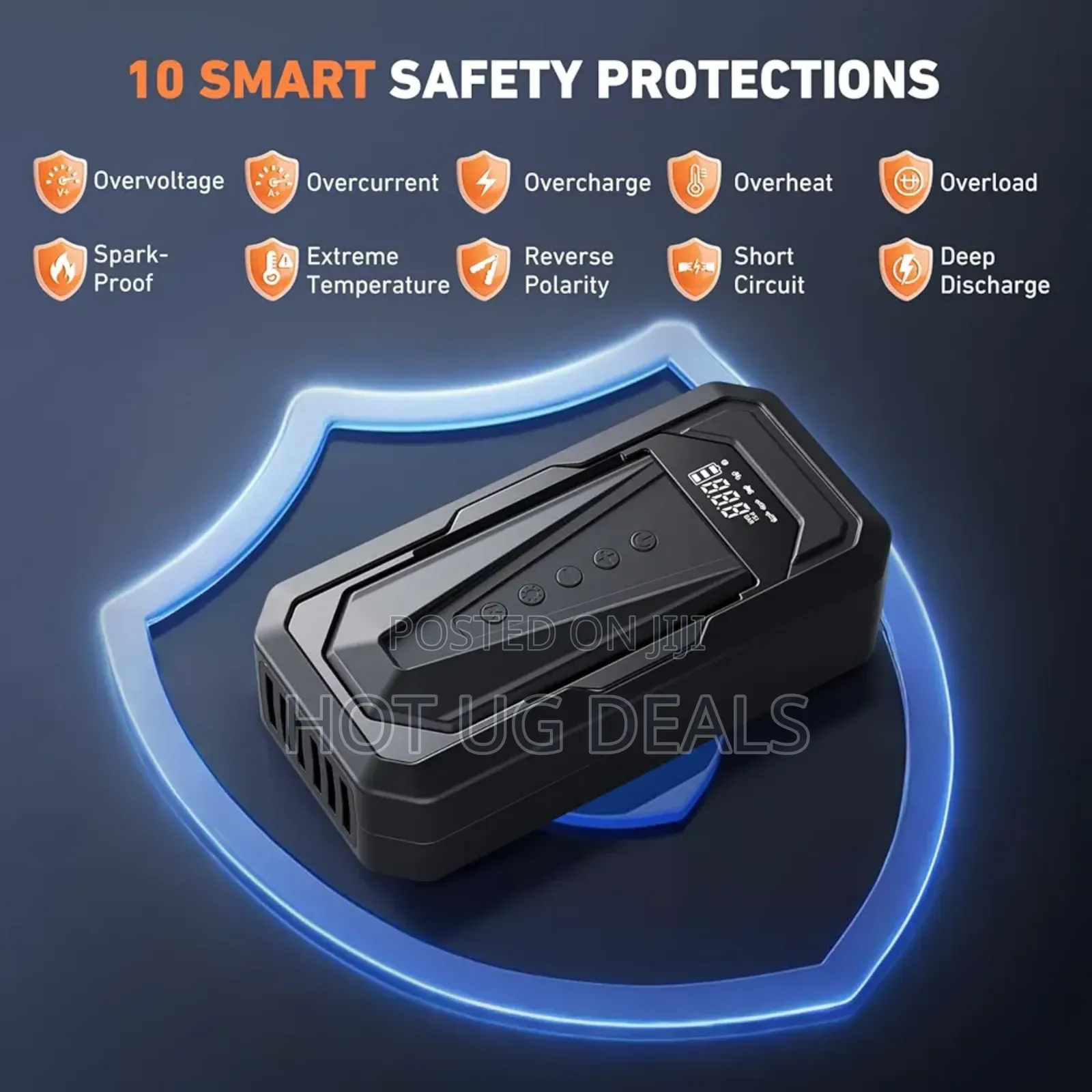 4 in 1 Portable Car Jump Starter