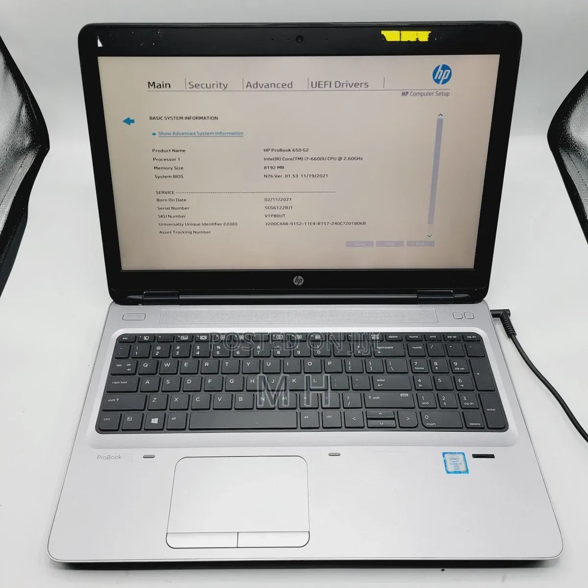 Laptop HP 650 G2 8GB Intel Core i5 HDD 500GB
