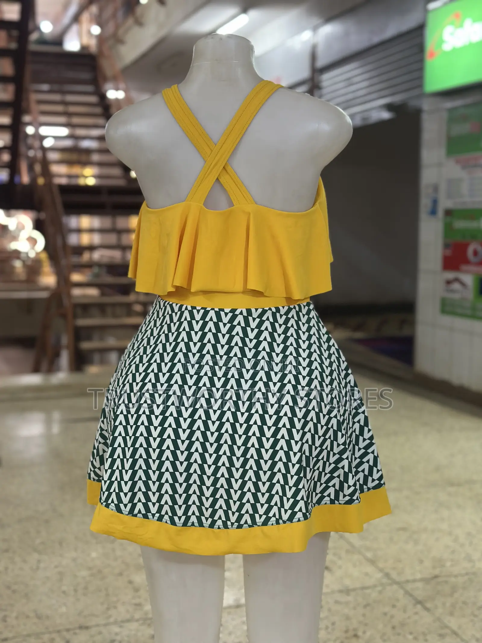 Yellow Women’S Swimming Costume