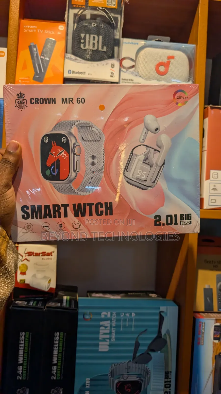 Crown Mr 60 Smartwatch With Ultra Pods