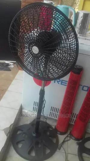 Stand Fan Black