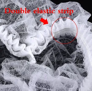 100pcs Non-woven Disposable Hair Net Bouffant Caps