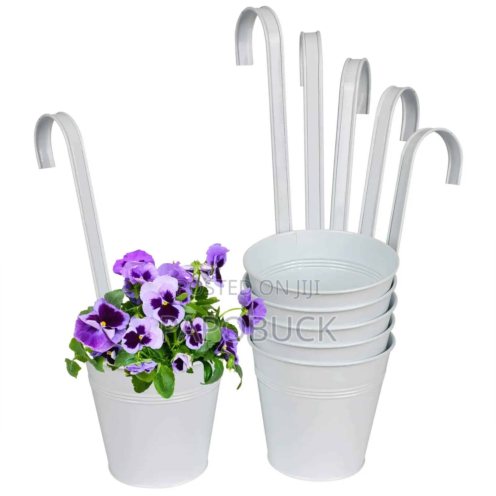 6 PCS Balcony/ Hanging Flower Vases