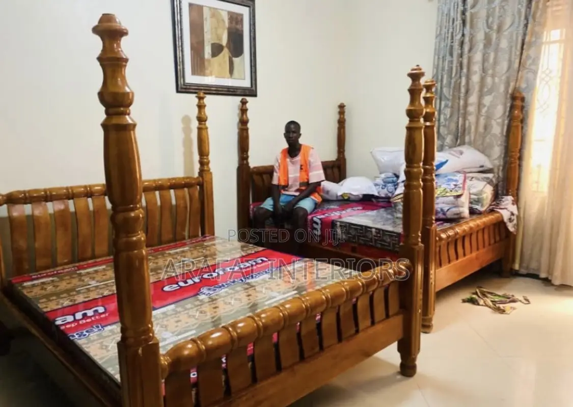 Solid Wooden Double Beds