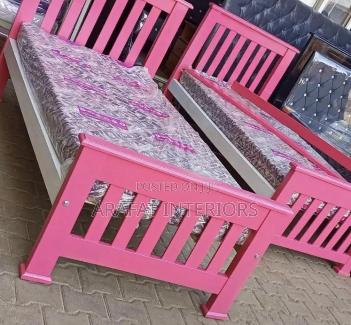 3by6 Pink Single Bed