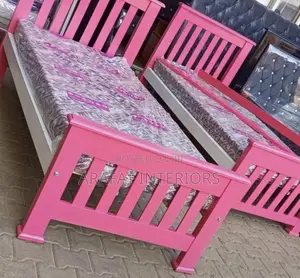 3by6 Pink Single Bed