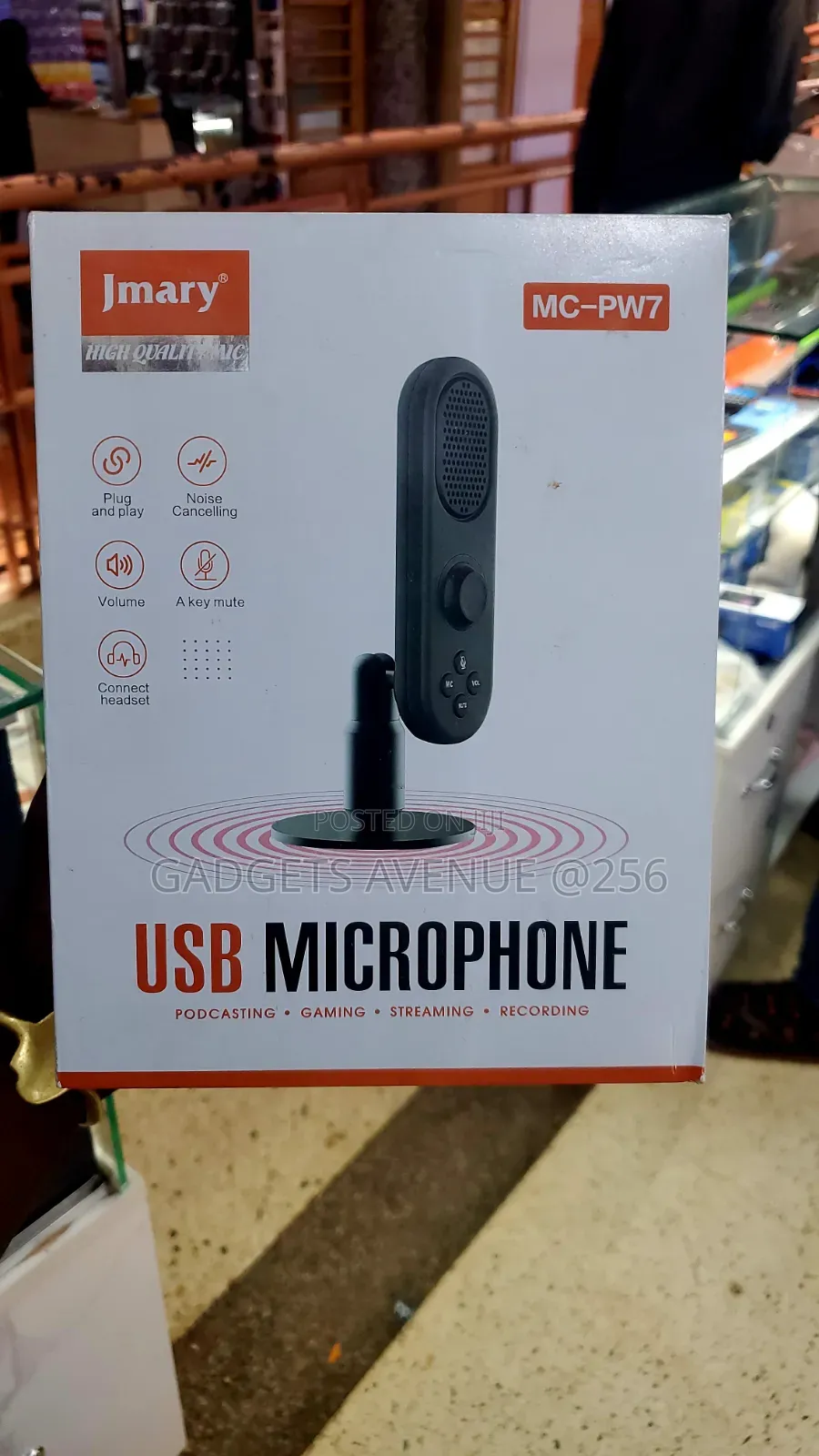 Jmary Mc-Pw7 Usb Microphone for Podcasting and Streaming.